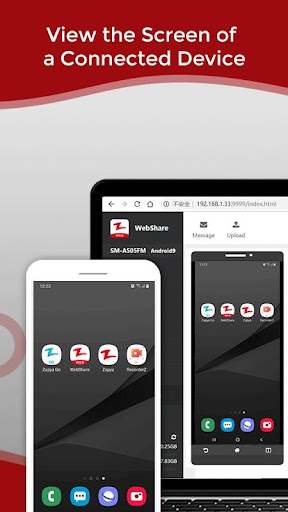 Zapya WebShare - File Sharing  ekran görüntüsü