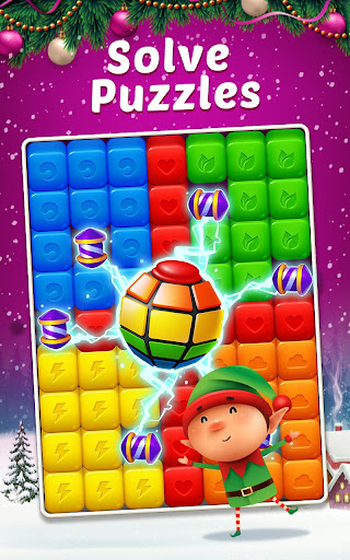 Toy Cubes Pop - Match 3 Game ekran görüntüsü