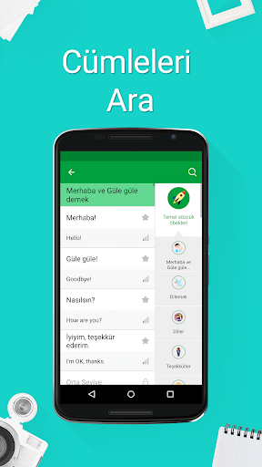 İngilizce öğren - cümleler ekran görüntüsü
