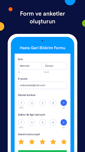 Jotform Mobil Form ve Anket ekran görüntüsü