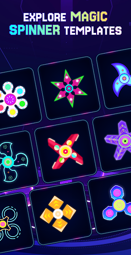Finger Spinner: Glow Art Magic ekran görüntüsü