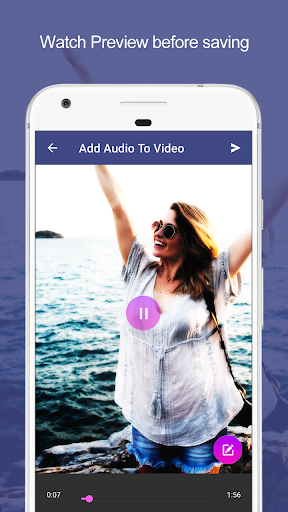 Add Audio to Video & Trim ekran görüntüsü