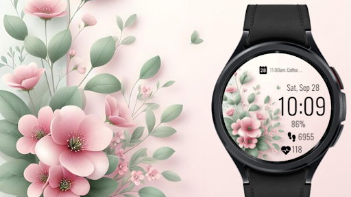 Flora Digital Watch Face ekran görüntüsü
