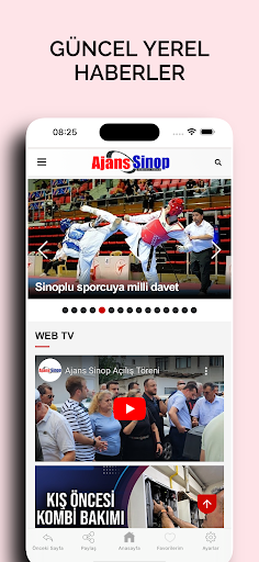 Ajans Sinop ekran görüntüsü