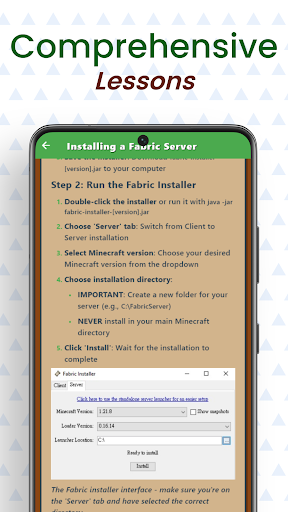 Tutorials for Minecraft Java ekran görüntüsü
