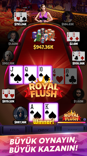 Mega Hit Poker: Texas Holdem ekran görüntüsü