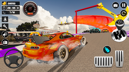 Mega Ramp: GT Stunts Car Games ekran görüntüsü