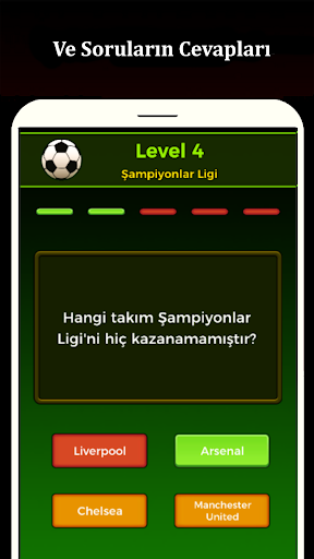 Futbol Bilgi Yarışması Oyunu ekran görüntüsü