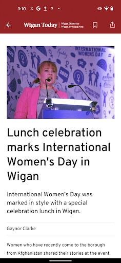 Wigan Today ekran görüntüsü