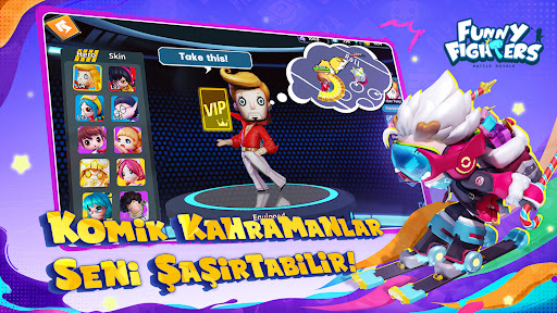 Funny Fighters: Battle Royale ekran görüntüsü