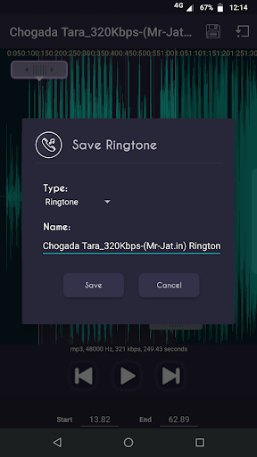 Quick Ringtone Maker - Cut MP3 ekran görüntüsü