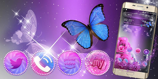 Pink Rose Launcher Theme ekran görüntüsü
