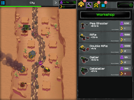 Turret Fusion Idle Clicker ekran görüntüsü