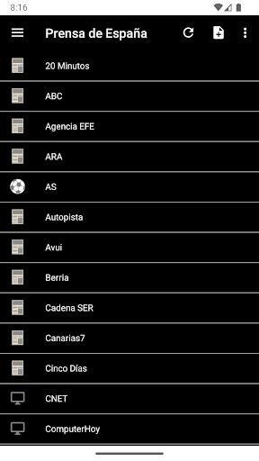 Prensa de España ekran görüntüsü