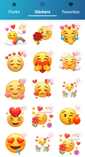 Wasticker emojis para whatsapp ekran görüntüsü