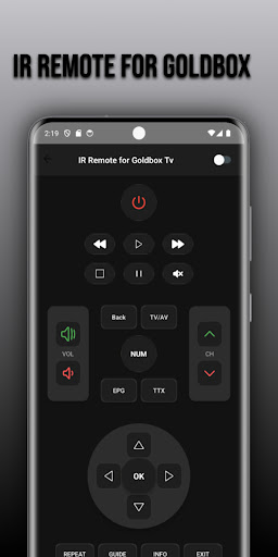 Remote for Goldbox tv ekran görüntüsü