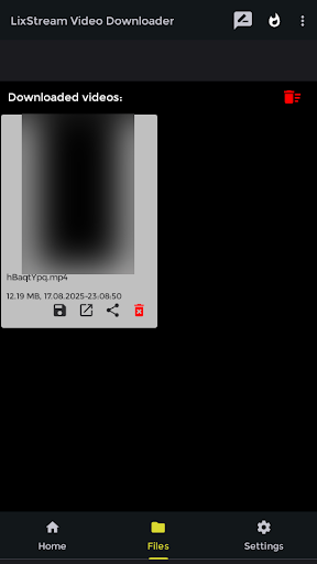 Video Downloader for LixStream ekran görüntüsü