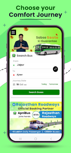 ApniBus Sabse Sasti Bus Ticket ekran görüntüsü