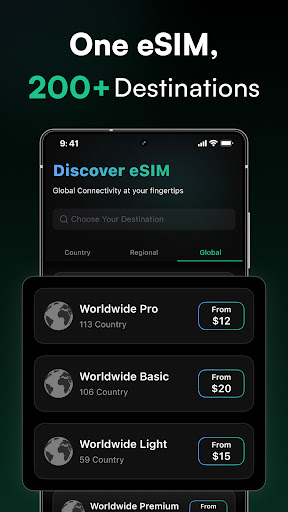 eSIM App: Global Data & Travel ekran görüntüsü