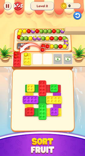 Fruit Sort: Block Jam Puzzle ekran görüntüsü