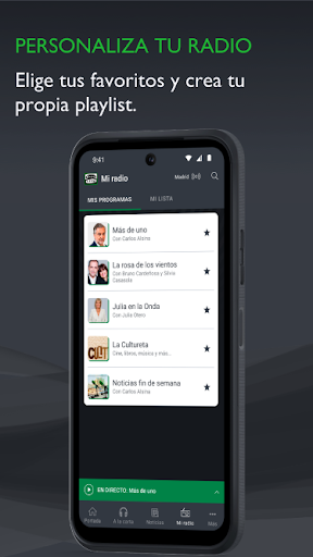 Onda Cero: radio FM y podcast ekran görüntüsü