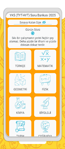 YKS (TYT-AYT) Soru Bankası ekran görüntüsü