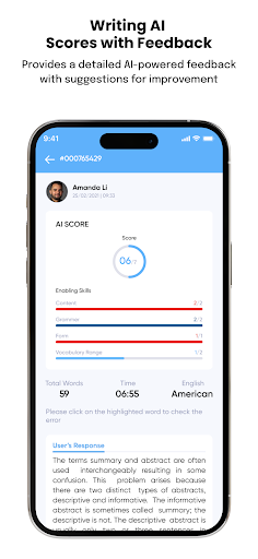 PTE Now: AI Practice App ekran görüntüsü