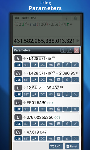 Champ Scientific Calculator ekran görüntüsü