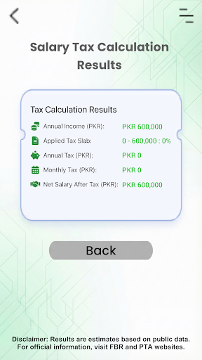 TanFon Tax Smart Calculator ekran görüntüsü