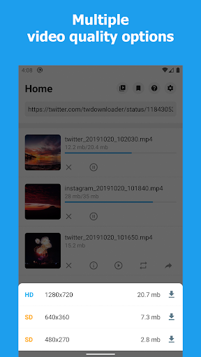 Download Twitter Videos - GIF ekran görüntüsü