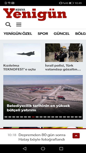 Konya Yenigün ekran görüntüsü