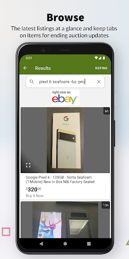 eFerret - Alerts for eBay ekran görüntüsü