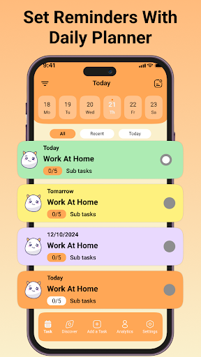 Daily Routine Planner App ekran görüntüsü