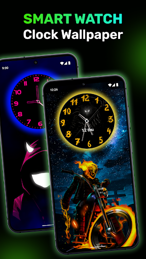 Smart Watch - Clock Wallpaper ekran görüntüsü