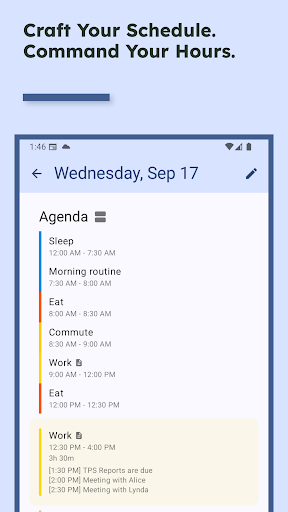 Every Hour Block Planner ekran görüntüsü