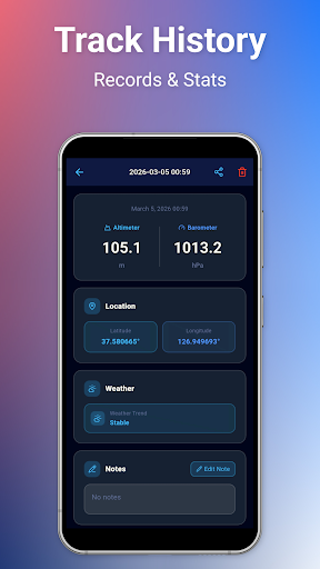 Altimetre - GPS ve Barometre ekran görüntüsü