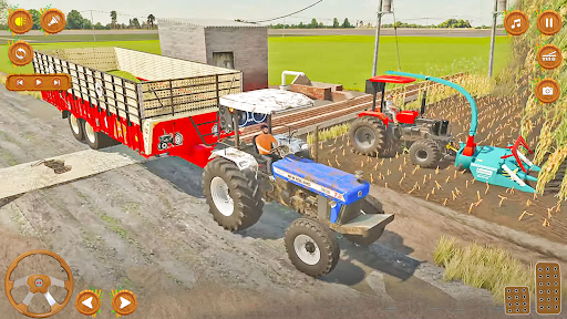 Indian Farming Tractor 3D Game ekran görüntüsü