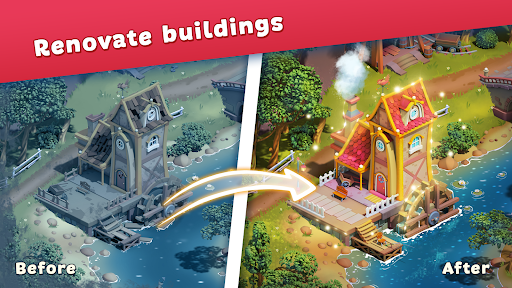 Gem Valley - Match 3 & Restore ekran görüntüsü