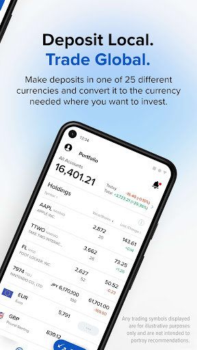 IBKR GlobalTrader ekran görüntüsü