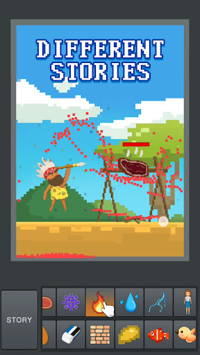 Psychic Dust - Pixel Sandbox ekran görüntüsü