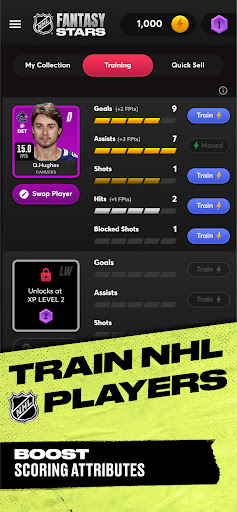 NHL Fantasy Stars ekran görüntüsü