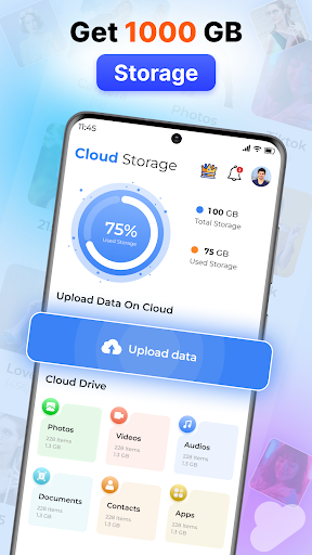 Cloud Storage Drive Backup app ekran görüntüsü