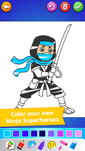 Super Hero Games Coloring ekran görüntüsü