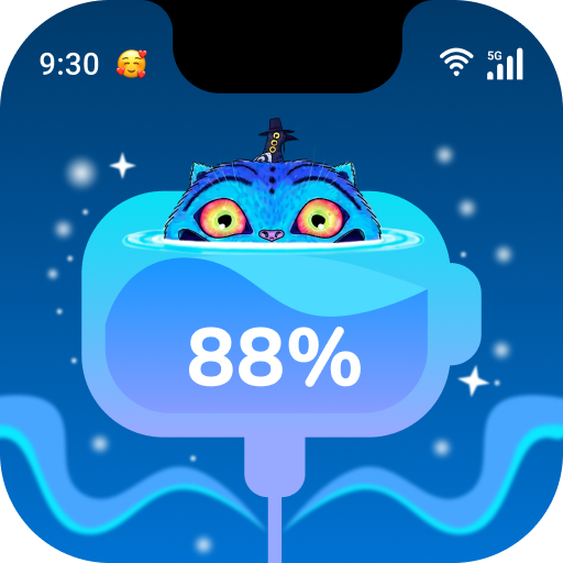 Powji: Emoji Battery, DIY Icon