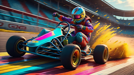 go kart rampa araba dublör ekran görüntüsü