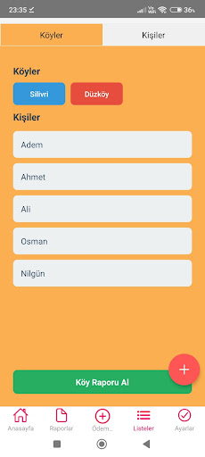 Hasat Takip ekran görüntüsü