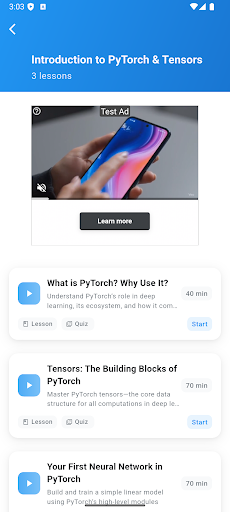 Learn PyTorch ekran görüntüsü