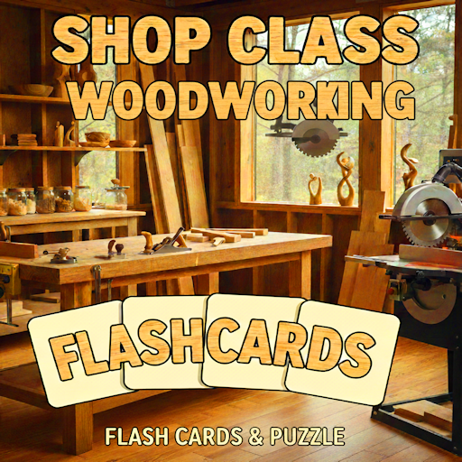 Shop Woodworking FlashCards