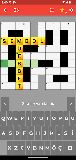 Çapraz Bulmacalar ekran görüntüsü