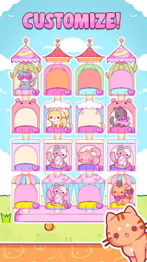 Cat Castle : Merge cute cats ekran görüntüsü